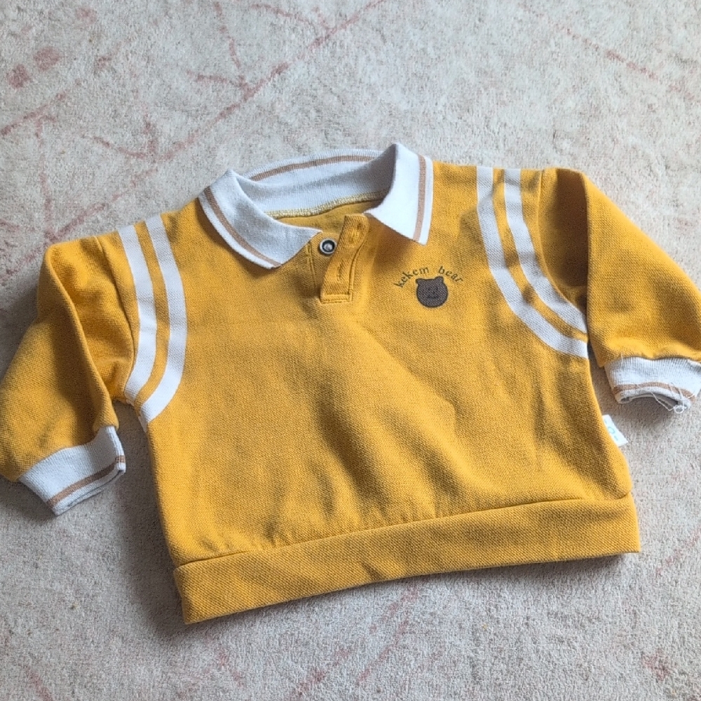 Yellow Polo Sweatshirt